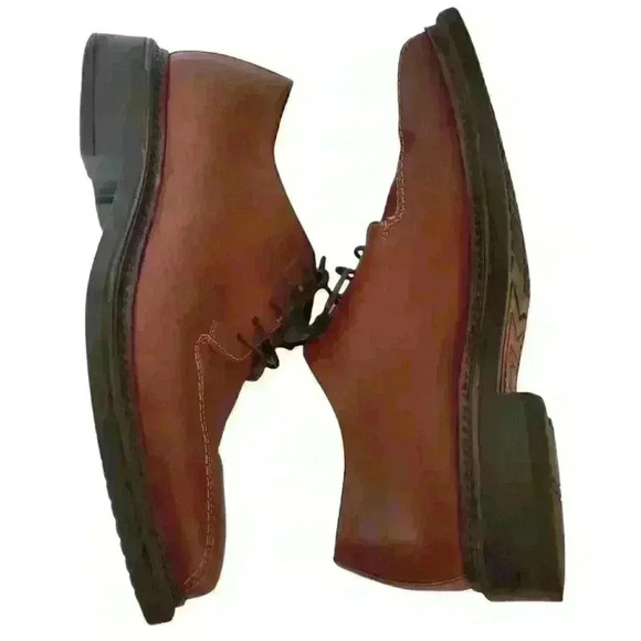 Bostonian Strada Men's Oxford Cap-Toe Dress Shoe Brown Size 8M - Picture 5 of 8